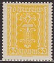Austria - 1922 - Agricultura - 80 K - Amarillo - Austria, Mercurio - Scott 267 - Simbolos de la Agricultura - 0